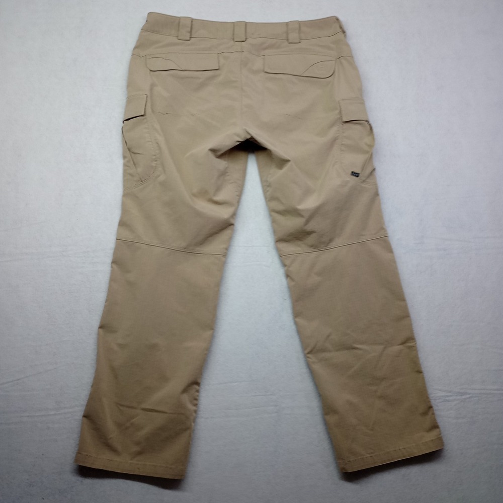 5.11 Tactical Cargo Pants Khaki Tan Ripstop Utility Mens 16 Regular‎ flaws - Picture 8 of 15